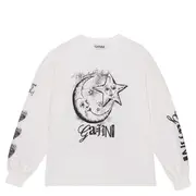 [GANNI] Future Heavy Jersey Moon Long Sleeve Tee