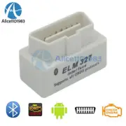 Mini ELM327 V2.1 OBD2 II Bluetooth Diagnostic White Car Auto Interface Scanner