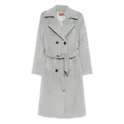 [Missoni] Missoni Double-breasted Belted Coat 42 IT GREY