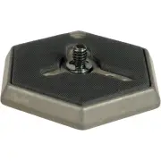 Manfrotto RC0 Type Hexagonal Quick Release Plate with 1/4 inch Screw