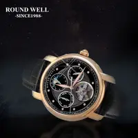 在飛比找PChome商店街優惠-【ROUND WELL浪威錶】星空傳奇真鑽機械腕錶(RW 2