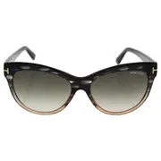 Tom Ford Tom Ford FT0430 Lily 20P - Grey/Gradient Green by Tom Ford for Women - 56-16-140 mm Sunglasses