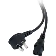 3M IEC C13 Power Lead Right Angle Power End - Black