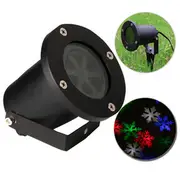 Waterproof Snowflake LED Laser Projector Stage Light Lawn Garden Xmas Party Decoration Lamp Christmas Decorations Clearance Christmas Lights 7759 AU P