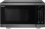 Sharp 26L 900W Flatbed Inverter Microwave Black Stainless Steel