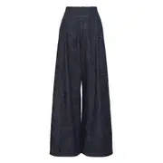 [Y's] Drawstring Waist Wide Leg Pants