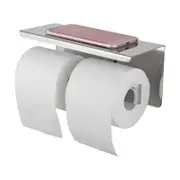 BLAZE - Chrome Toilet Double Paper Holder [42-CH6114.TR] (Discontinued)