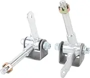 Spindle Wheel Hub Tire Kit, 1 Pair M 14 Front Steering Wheel Hub Knuckle Spindles, Steel Alloy Enhanced Performance for Drift Trike 4 Wheelers Quad ATV Go Kart, Easy Installation