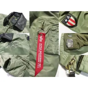 立方選物 預購 阿爾法Alpha MA1 飛行夾克 胸章 空軍外套 美版 皮領 45P 夾克 飛行外套 軍綠 黑 藍