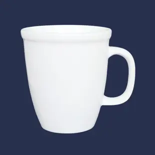 【CK全國瓷器】馬克杯系列-杯口加厚馬克杯 360mL 咖啡杯 陶瓷杯 雪白馬克杯