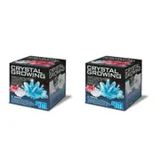 2x 4M Crystal Growing Kit Educational Art/Craft Kids/Toddler Activity Toy 10y+
