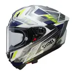 🛵大葉騎士部品 免運 SHOEI X-FIFTEEN ESCALATE TC-2 藍黃 X-15 全罩 安全帽 公司貨