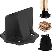 Manual Log Splitter for Firewood Kindling Wood Splitter Tool for Logs Home Outdoor Camping 10 * 7cm