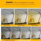 LED USB Clip On Flexible Desk Lamp Eye-protected Reading Working Bed Read Long