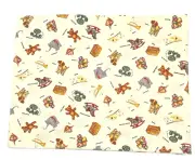Kids Fabric American Jane Sandy Klop Toys ABC 123 Retro Style Ivory 52 x37