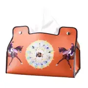 Retro Furniture Tissue Box Leather Napkin Holder Desktop Universal1155