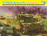 Dragon 1/35 PzKpfw III Ausf M Tank w/Side-Skirt Armor Kursk 1943 DML6604