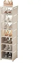 Taoluwin Shoe Rack, Free Standing Shoe Racks & Boots Storage Shelf, Narrow Vertical Shoe Organizer with Adjustable Layers, Space Saving Large Shoe Tower for Entryway, Closet, Home (8 Layers)