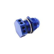 Aeroflow Brand Bolt In -10An Breather Cast Orfabricated Covers Blue