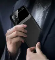 Luxury Design Leather Phone Cover For Samsung Galaxy A51,A21S, A81 Mirror Case