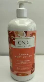 CND Hand & Body Scentsations Mango & Coconut Lotion 976 Ml (33 Fl Oz)