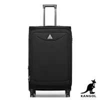 在飛比找momo購物網優惠-【KANGOL】英國袋鼠世界巡迴20吋布面行李箱-共3色