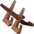 2Pcs Cookbook Stand Wooden Recipe Book Holder Rustic Stand Cook 7.8×5×7.3inஐ
