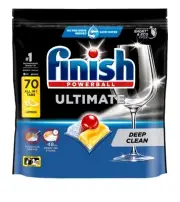 Finish Ultimate Dishwashing Tablets Lemon 70 Pack