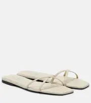 [Toteme] Toteme Leather slides AU 11 white