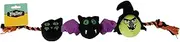 WagTime Scaries Trio Rope Toy - Durable & Fun Dog Chew Set, Interactive Play, Teeth Cleaning, Safe & Non-Toxic, Ideal for Medium to Large Dogs, Halloween-Themed Pet Toy Bundle