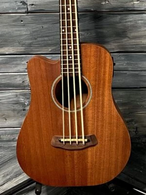 Gold Tone Left Handed M-Bass 23 Inch Scale Short Scale Acoustic Electric Micro B