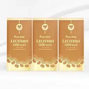 (3 pack) Top Life Lecithin 1200 Max Supplement - Support Peripheral Circulation, Boost Concentration, and Enhance Digestive Health-value pack 540 counts