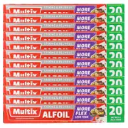 Multix Alfoil Aluminium Foil Roll 20m x 30cm 12 Pack