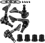 Hoement Bass String Key Peg Tuning 4 Sets Acoustic Bass Tuning Pegs Replacement Parts with Excellent Quality