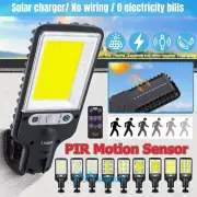 1200000LM LED Solar Motion Sensor Bright Light Outdoor Garden Street Wall Lamp