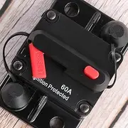 LALADEFIEE 12V Auto Reset Circuit Breaker Fuse for Truck Rv Trailer Power Circuit Breaker with Manual Restoration Prevents Surges and Amps