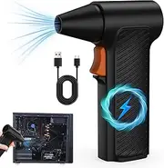 Generic Car Dry Air Blower, Handheld Rechargeable Air Duster 110000Rpm, Rechargeable Cordless Air Blower for Car Dry, Keyboard Computer Cleaning