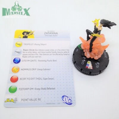 Heroclix Justice League New 52 set Zatanna #014 Uncommon figure w/card!
