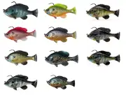 Savage Gear 4" Pulse Tail RTF Bluegill Swimbait - Choice of Colors