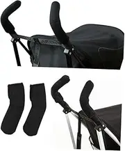 ibasenice Stroller Handle for Umbrella Strollers Stretchable Elastic Grip for Carriages Material Hook Closure Fit for Easy Installation