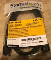 Startech 100cm Serial Attached SCSI SAS Cable SFF-8087 to SFF-8087 3.3' NEW