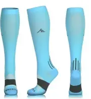 NEWZILL Medical Compression Socks for Women & Men Circulation 20-30 mmHg Blue