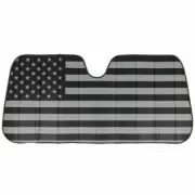 Auto Sun Shade Black Flag Front Window Windshield Protector for Car Truck SUV