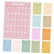 2025 Yearly Wall Calendar, Large Monthly Calendar For Wall, 12 Months Colorful