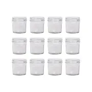 Argon Tableware Glass Jam Jars - 110ml - Pack of 12