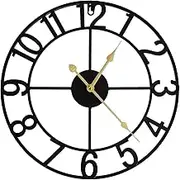 Wall Clock,Large Wall Clock,Wall Clocks Battery Operated,16 Inch Wall Clock,Rustic Wall Clock,Farmhouse Wall Clock,Silent Wall Clock,Battery Operated Large Clock (Style 1)