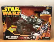 Star Wars ROTS Episode III BARC SPEEDER w/BARC TROOPER bonus Wookie Warrior 2005