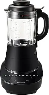 Panasonic All-in-One Smart Hot & Cold Blender for Making Soups, Baby Food, Smoothies, Soy Milk, Nut Milk, Self Clean Mode, Keep Warm Mode with 10 Auto Menus (MX-HG6401KST)