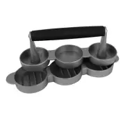 SALE Avanti 3x Mini Burger Press Patti Hamburger Takeaway Cafe Presser