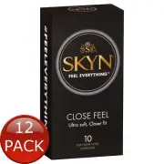 12 x Skyn Close Feel Condom 10Pk